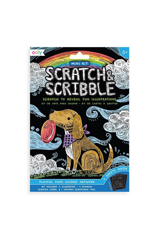 Mini Scratch & Scribble - Playful Pups - 1