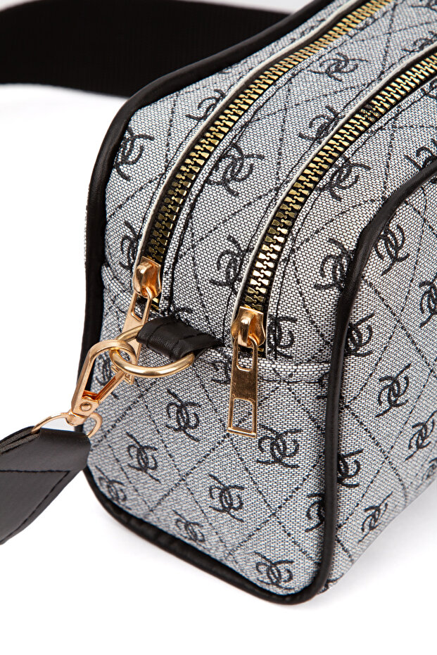 Patterned Cross Strap Shoulder Bag - 7