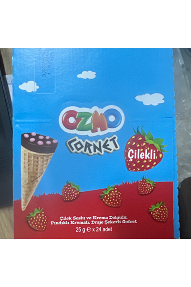 OZMO CORNET ÇİLEKLİ 25 GR*24 - 1