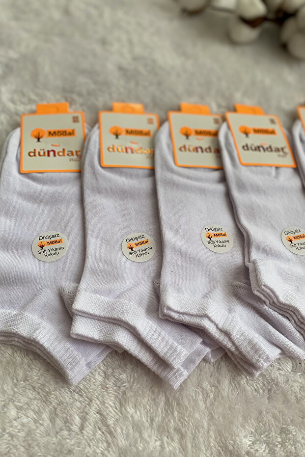 Kokulu Bambu 12'li Patik Çorap - 1