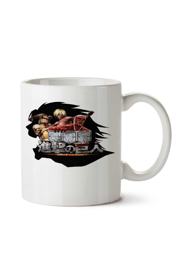 كوب مطبوع على الجانبين من Attack on Titan (2)