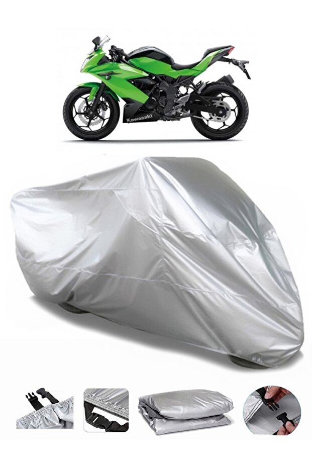 Motorcycle Tarpaulin Compatible With Kawasaki Ninja 250SL Rear Bag Premium Quality Thick