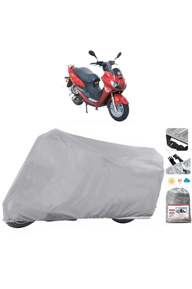 Asya AS 150 T 19 A Motorcycle Tarpaulin Waterproof Uv Sun Protection