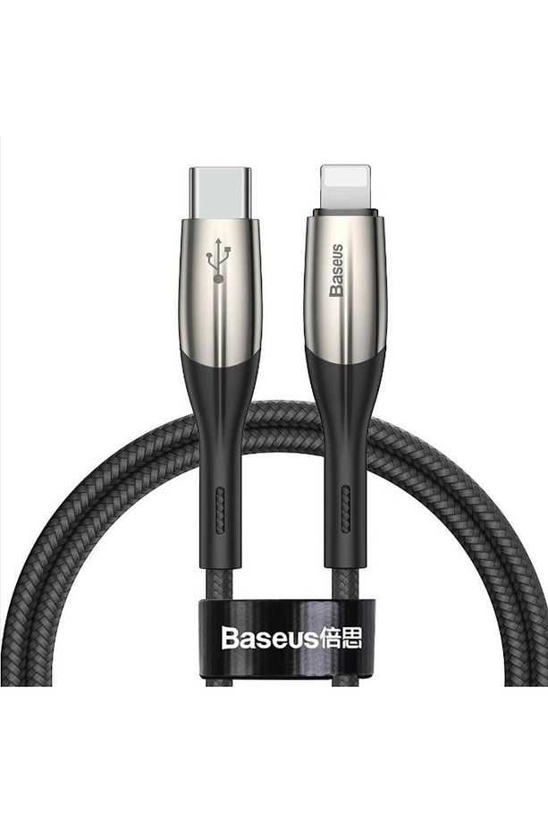 Super Şarj Örgü Tasarım 1mt 18w Iphone Şarj Kablo Iphone 11 12 13 14 Pro Max Şarj Ve Veri Akt - 1