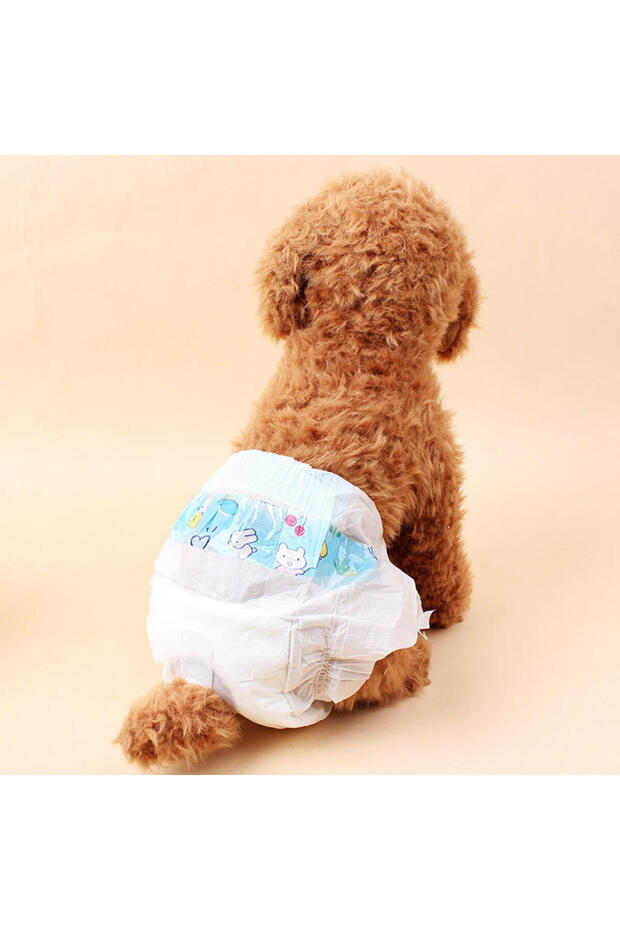 2-4 KG 22-40cm Petsoft Köpek Tuvalet Bezi Çiş Bezi Aparatif Kullanışlı Pratik X-small 12 Adet - 3