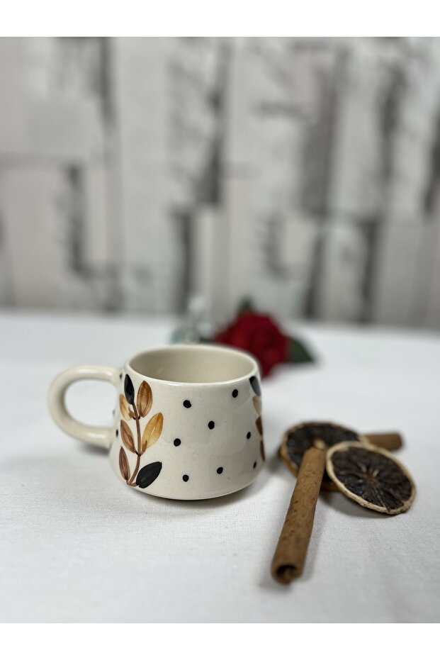 كوب سيراميك منقوش سعة 225 مل - 2