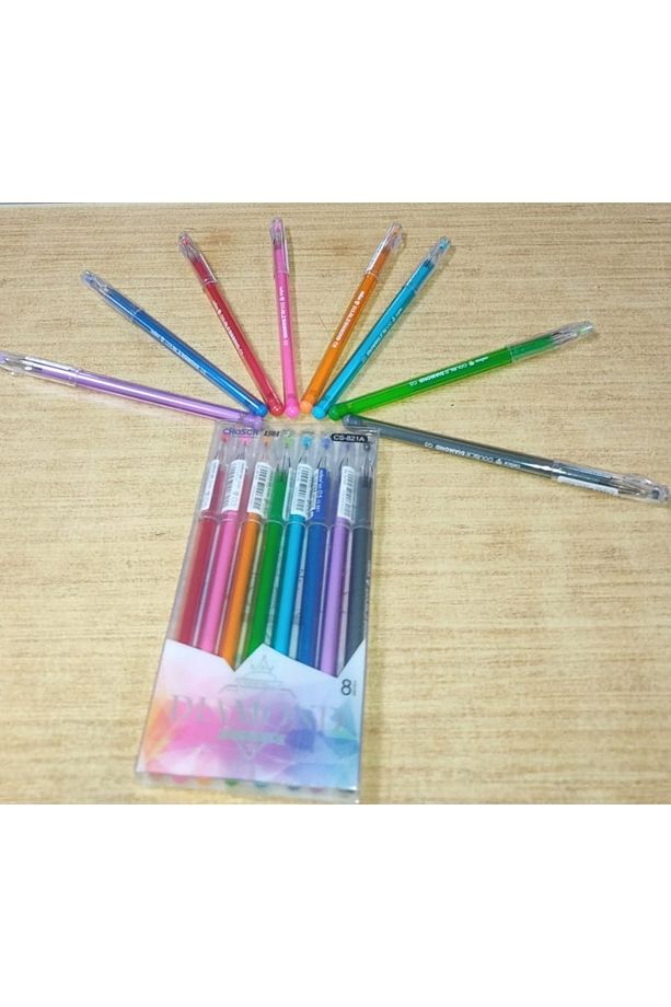 CS-821 0,5 JEL KALEM 8 Lİ SET - 1