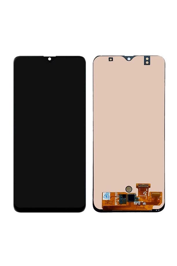 Galaxy A50 A505 Uyumlu Lcd Ekran Dokunmatik Siyah Oled Çıtasız - 1