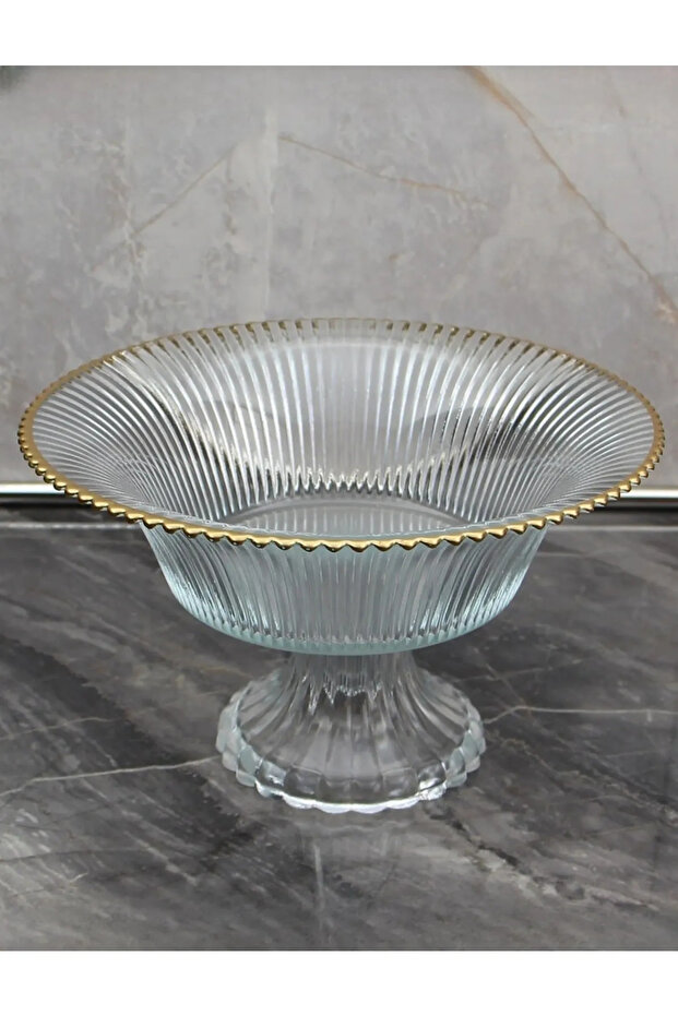 فواكه - سلطة - تقديم - وعاء زجاجي - 2