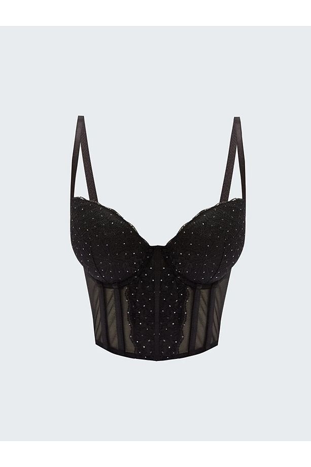 LCW DREAM Balensiz Dolgusuz Dantelli Bralet - 1