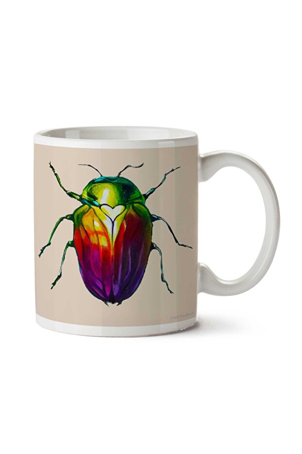 Love Beetle Two Sided Printed Mug