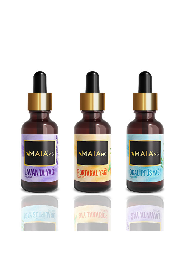 Lavender, Orange & Eucalyptus 3-Piece Skin Care Oil Set 20 ml