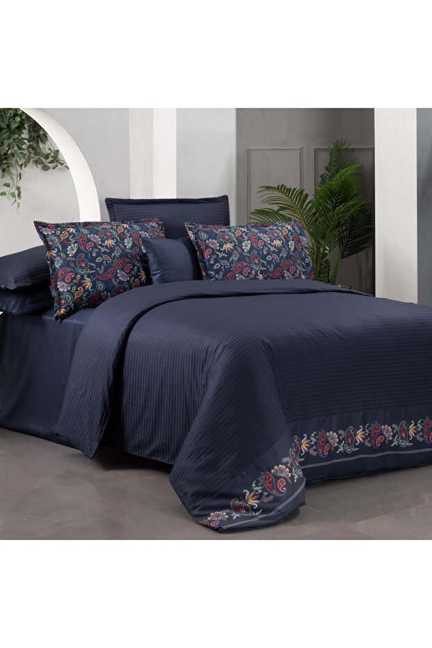 Tyrol Cotton Satin Double Duvet Cover Set