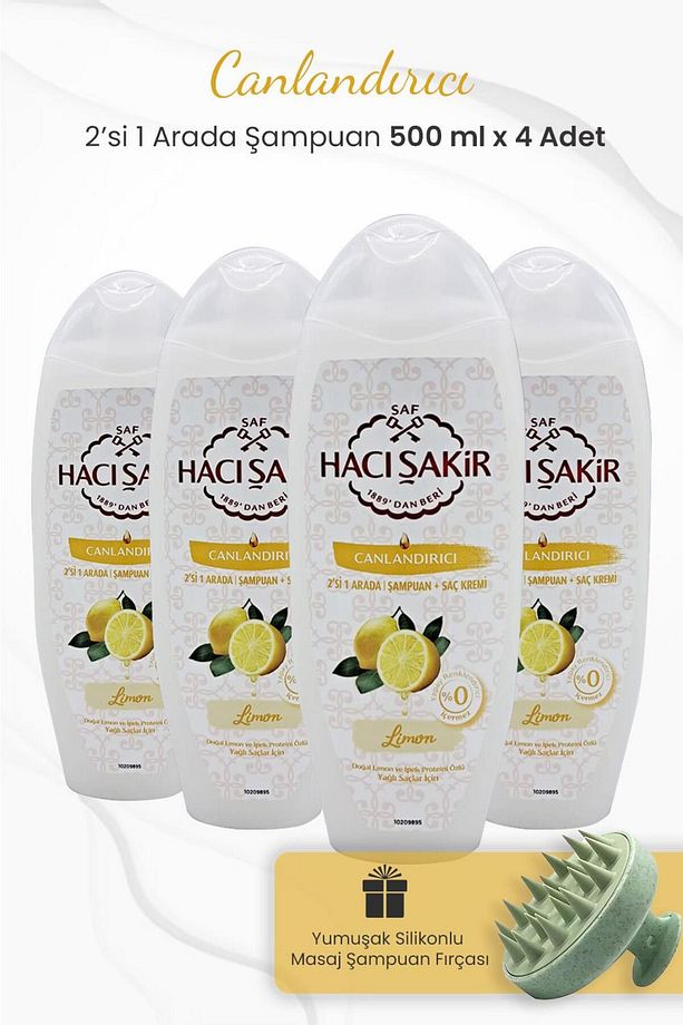 Limon 2si 1 Arada Şampuan 500 ml X 4 Adet - 1