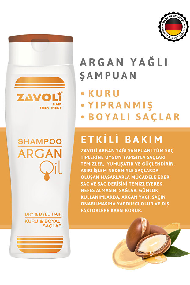 250 ml Argan Yağlı Şampuan - 3