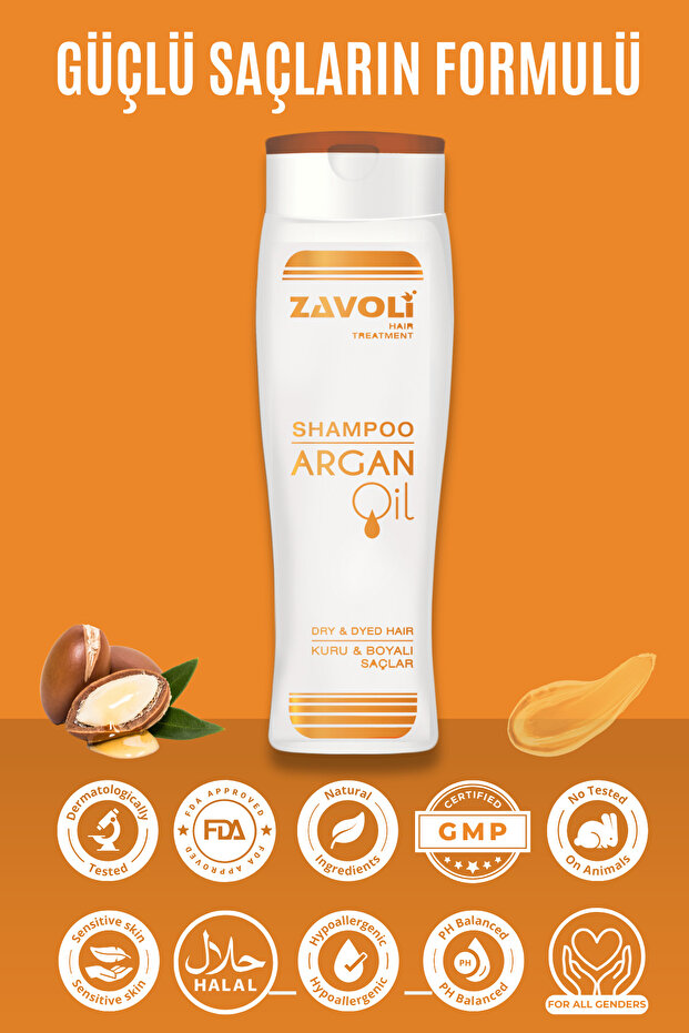 250 ml Argan Yağlı Şampuan - 4
