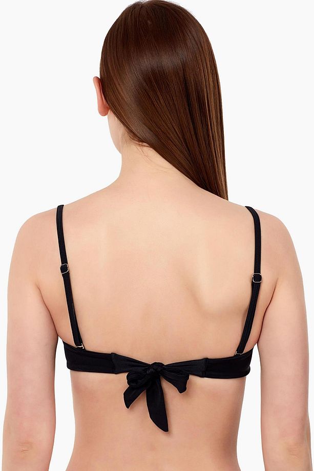 63546 Siyah Straplez Bikini Üstü - 2