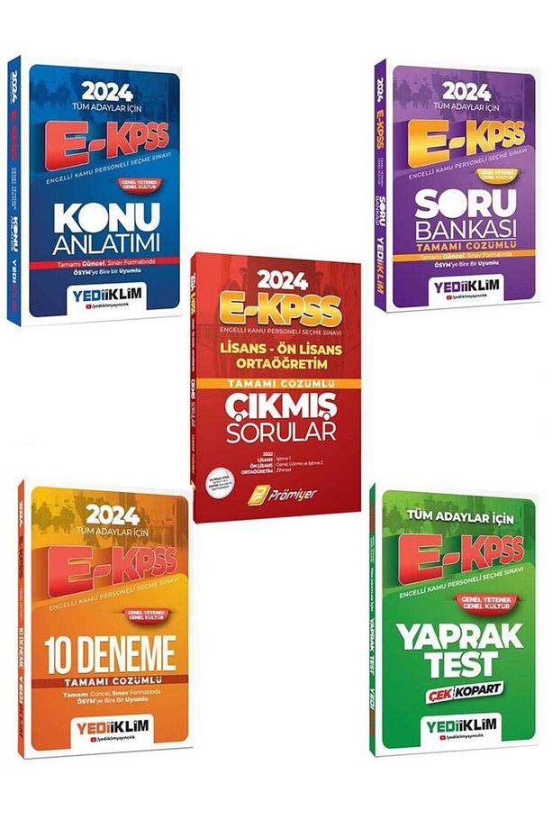 2024 Tüm Adaylar Için Ekpss Gy-gk Konu-soru-deneme-yaprak Test-çıkmış Sorular 5 - 1