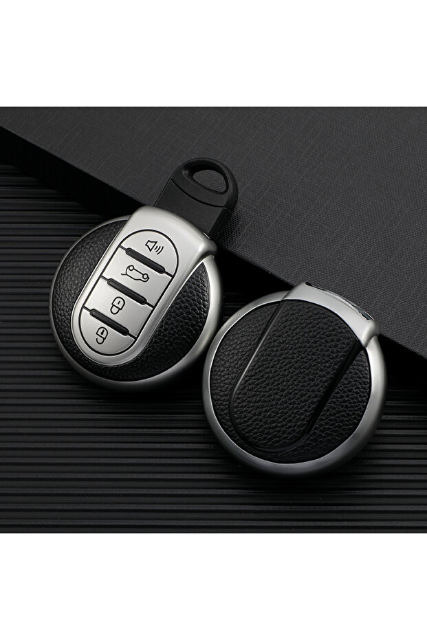 Tpu Mini Cooper Key Control Case (Silver) - 2