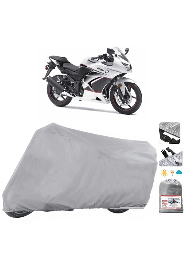 For Kawasaki Ninja 250R Motorcycle Tarpaulin Waterproof Uv Sun Protection