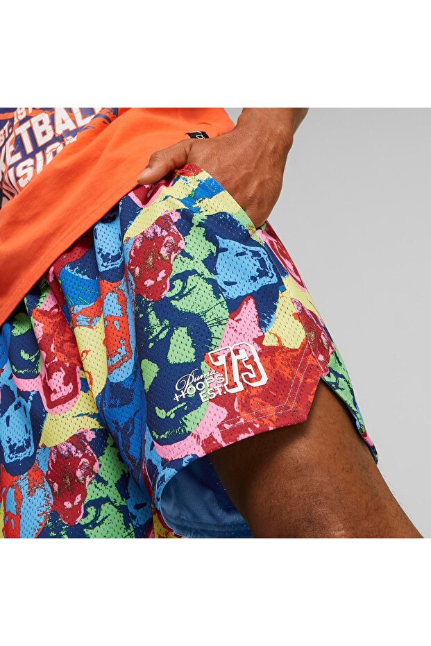 FRANCHISE AOP Short 2 Team Light Blue-AO - 6