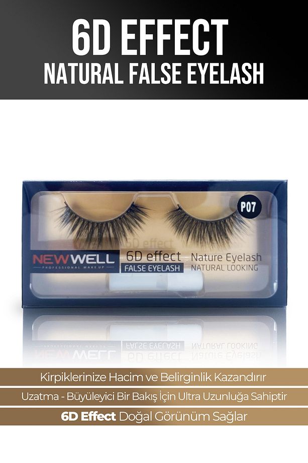 6D Effect Natural False Eyelash P07 - 1