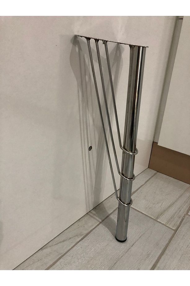 Metal,venüs 40*10*10 Cm Krom ,sehpa,puf ,sandalye Ayağı ( 4 Adet) - 4
