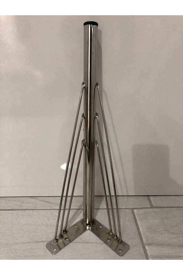 Metal,venüs 40*10*10 Cm Krom ,sehpa,puf ,sandalye Ayağı ( 4 Adet) - 6