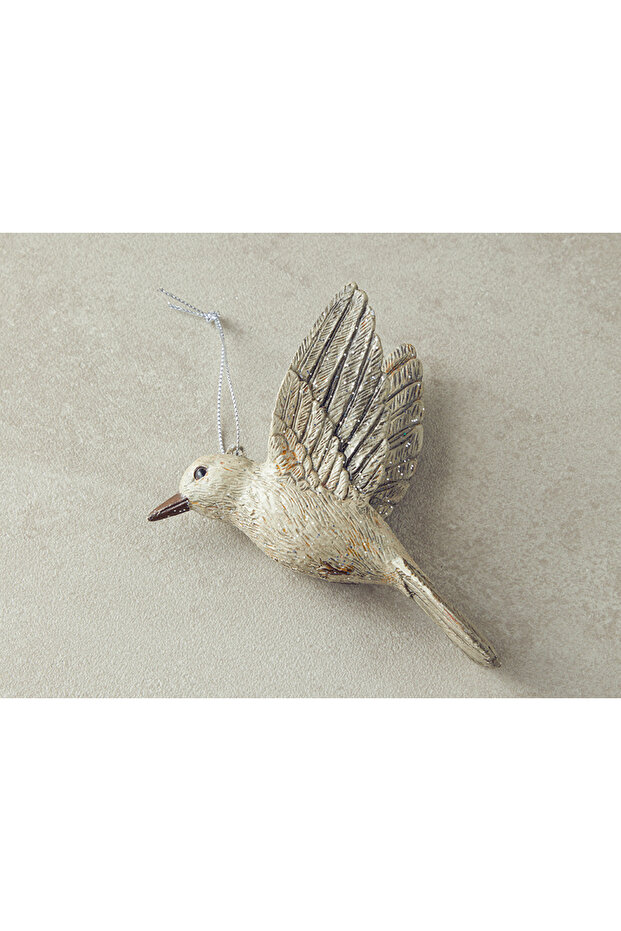 Humming Birds Plastic Christmas Tree Ornament Brown