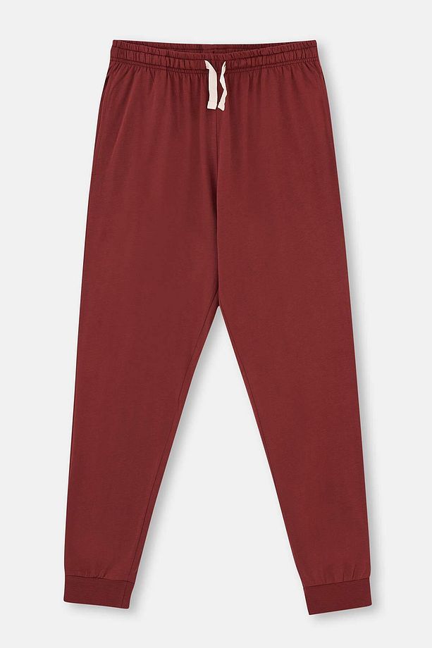 Ekru Baskı Detaylı Kısa Kollu Jogger Pijama Takımı - 6