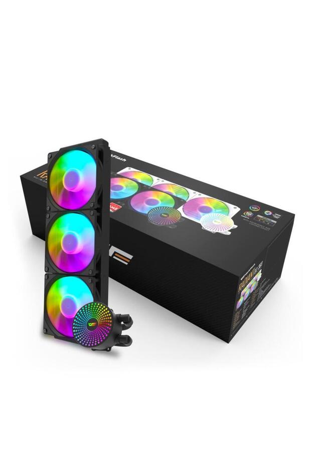 DarkFlash DC360 360mm ARGB Siyah Sıvı Soğutma - 4