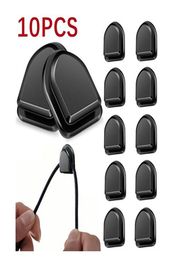 Black Multi-Purpose Hook 10 Pieces