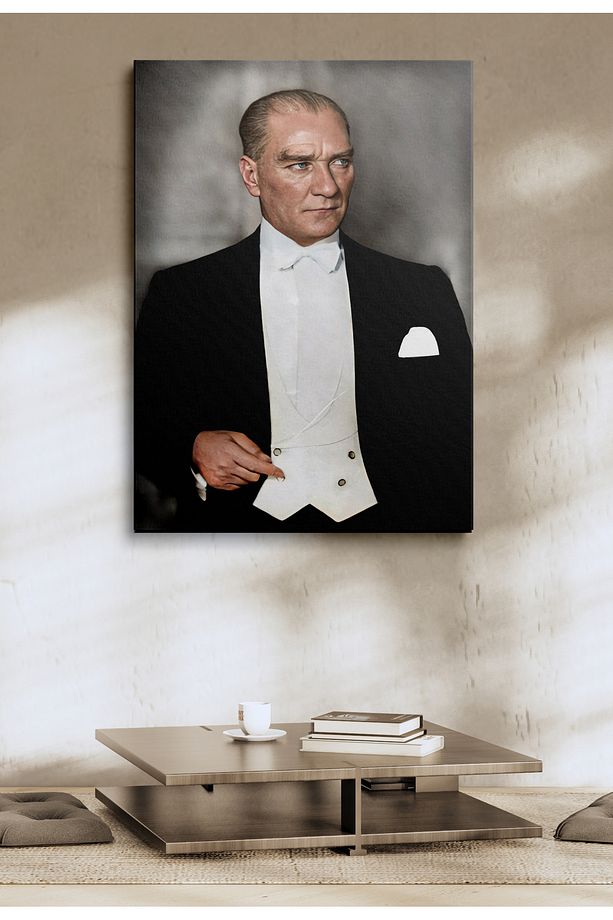 Kanvas Duvar Tablosu Atatürk Tekli Canvas Tablo KANVAS159 - 1
