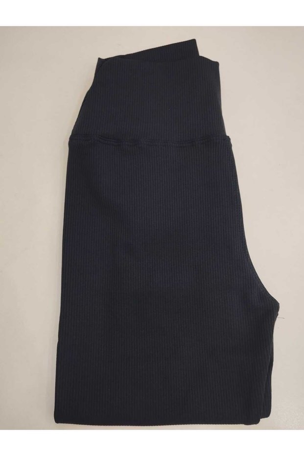 Women's Ribbed High Waist Recovery Sports Leggings 001