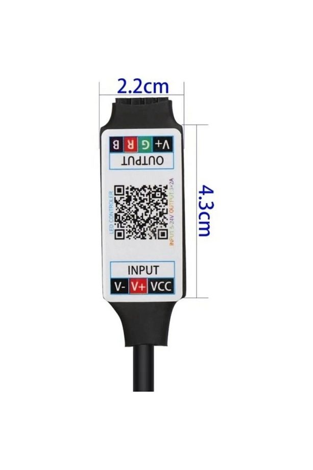 Bluetooth Ile Telefondan Rgb Şerit Led Kontrol Modülü Led Control - 6