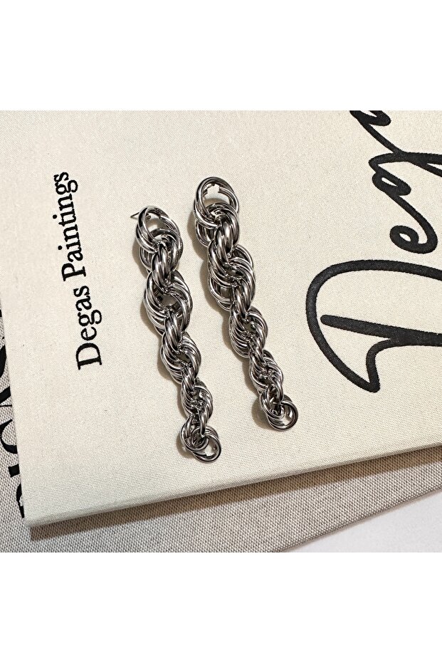 أقراط سلسلة كبيرة - 2