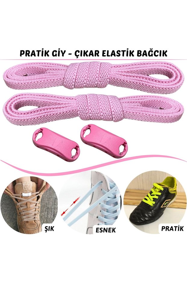 Practical Wearable Elastic Smart Laces, Elastic Shoelaces Children's Crampon Boot Laces