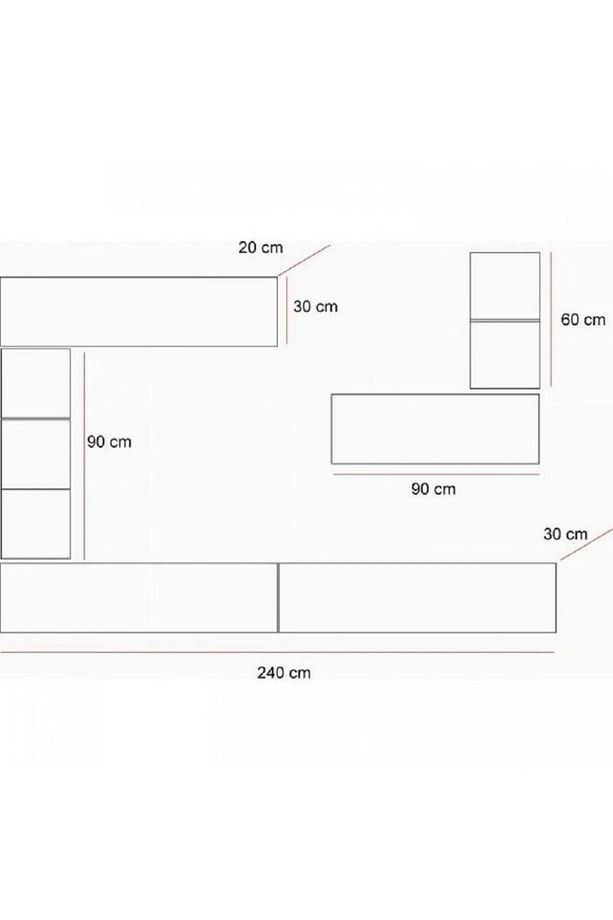 Gurney Mdf TV Ünitesi - 2