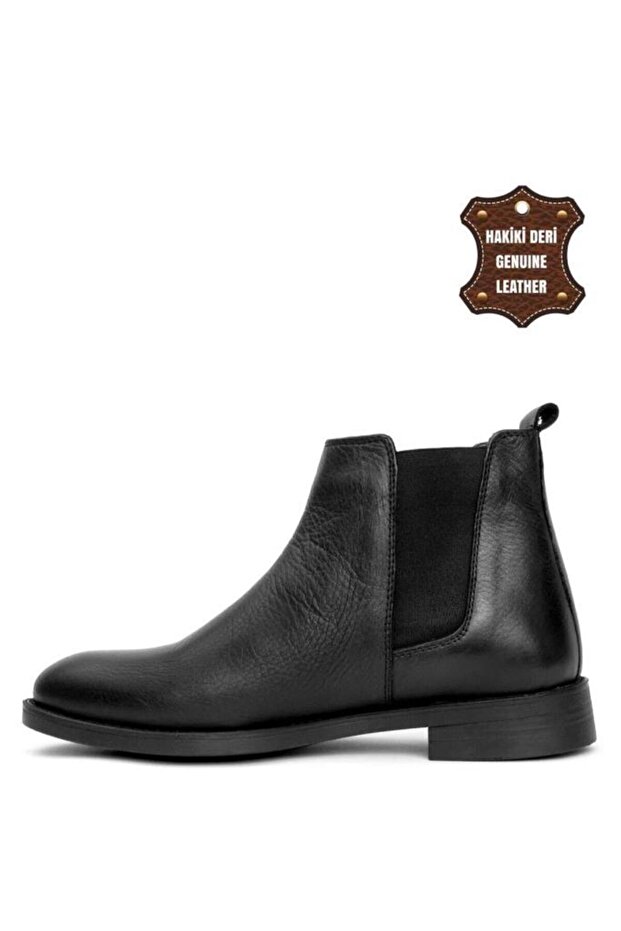 03838 LASTİKLİ STYLISH DERİ ERKEK CHELSİ BOT - 2