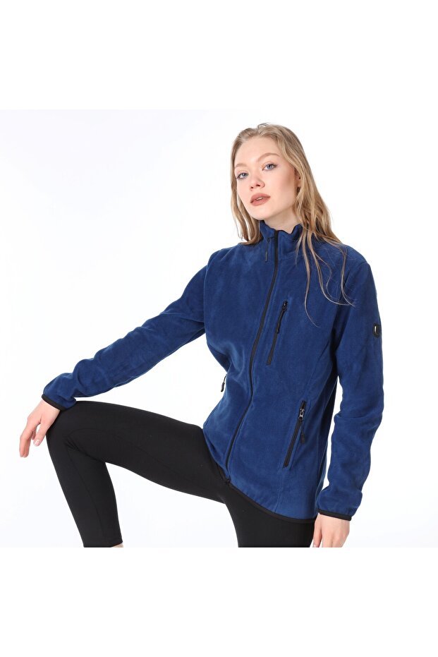 Women's Full Zipper 5 Pocket Fleece Jacket