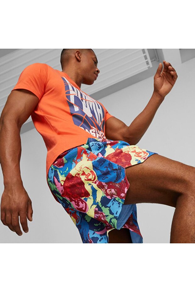 FRANCHISE AOP Short 2 Team Light Blue-AO - 5