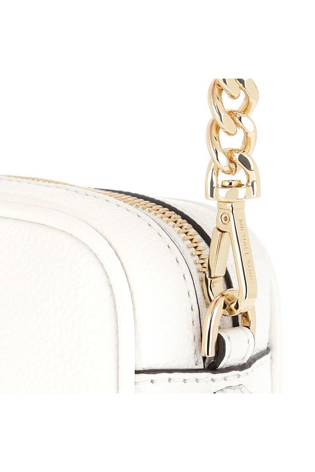 Jet Set Witte Leren Çapraz Askı 32F7GGNM8L-085 - 6