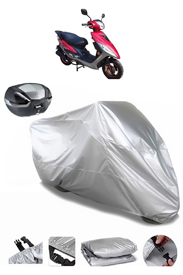 Arora AR 50-6 Capirossi Rear Bag Compatible Motorcycle Tarpaulin