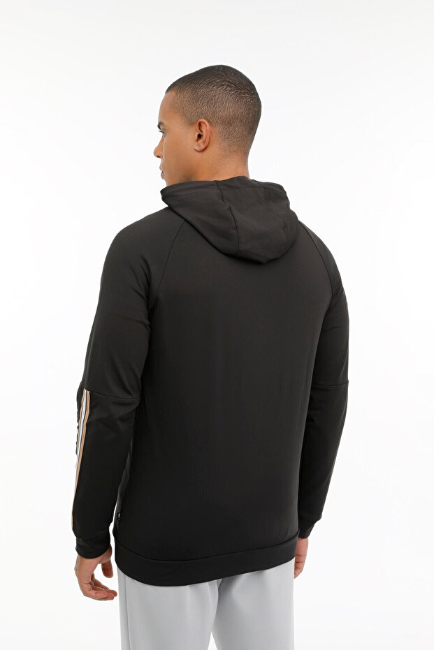 ML TRAFAL 18BA-100 3PR Siyah Erkek Eşofman Üstü - 2