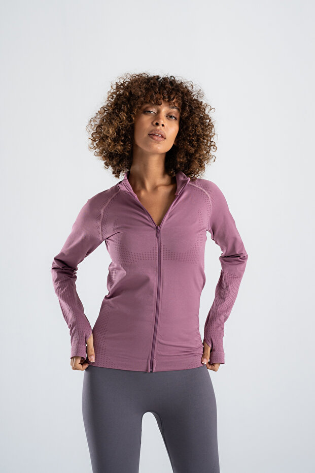 Seamless Stretch Sports Cardigan
