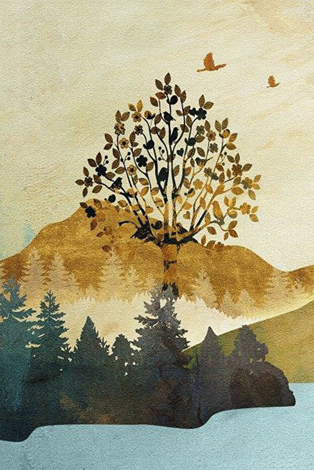 3LÜ MODERN KANVAS TABLO - 3