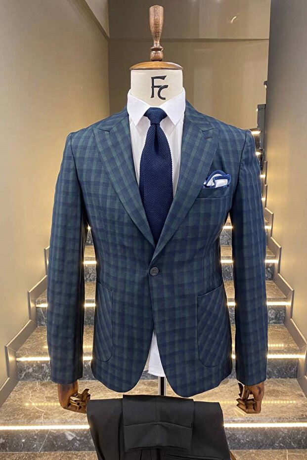 Torba Cep Yeşil Tek Ceket - 1