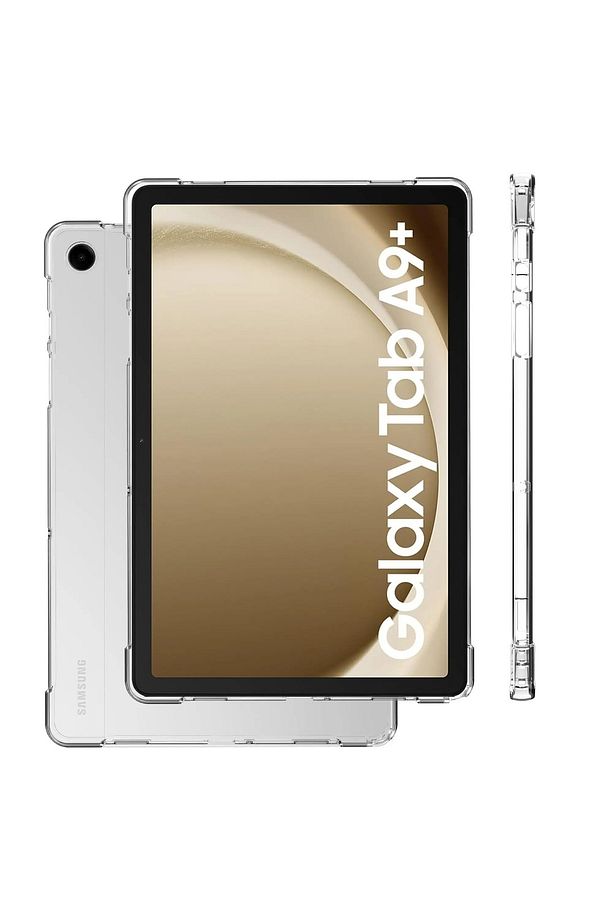 Samsung Galaxy Tab A9 Plus 11 Inç Tablet Kılıfı Silikon Nano Ekran Koruyucu Dokunmatik Kalem Seti - 3