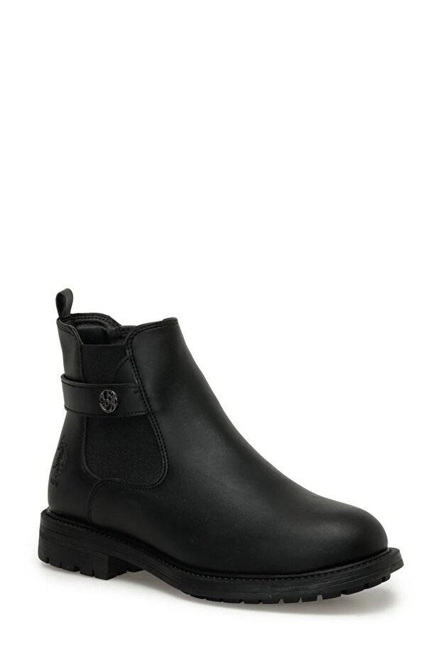 U.S. Polo Assn. Bloze Black Zippered Women's Boots