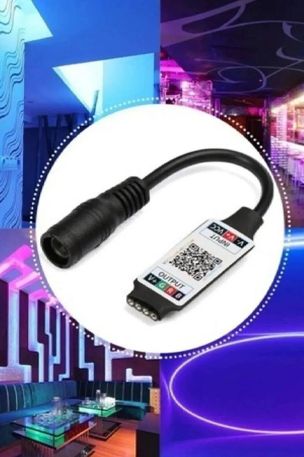 Bluetooth Ile Telefondan Rgb Şerit Led Kontrol Modülü Led Control - 2